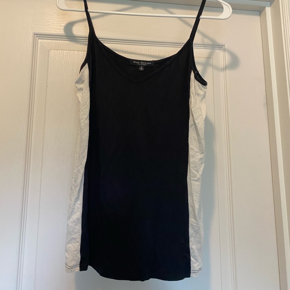 Black and white tank top